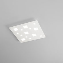 plafoniera checker board 60w luce calda 3000k isyluce xl bianco