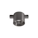 faretto led 8w 48v. 3000k ip20 gealuce cilindro colore nickel scuro