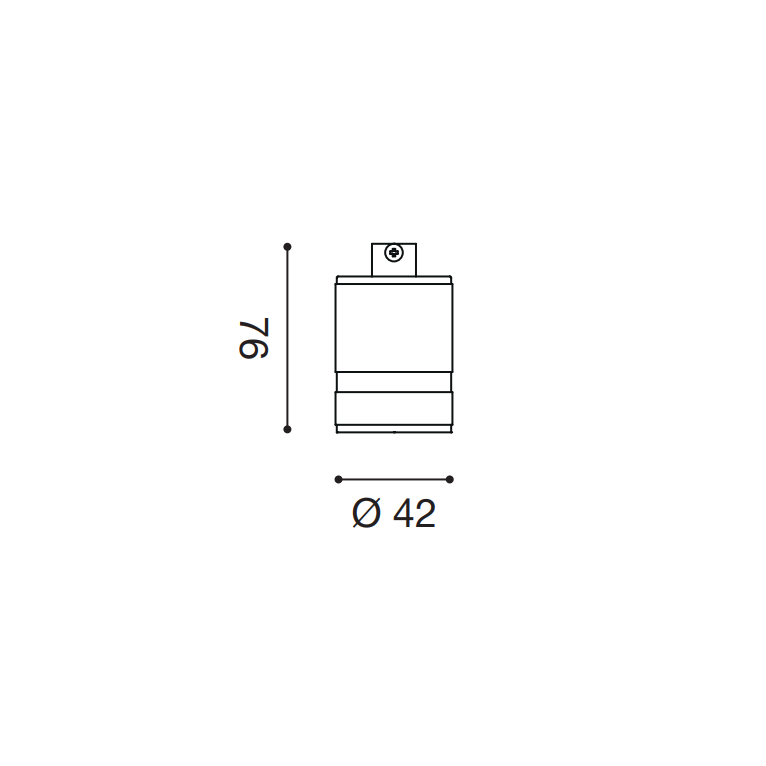 accessorio portalampada gsop95 e27 gealuce grigio