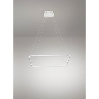 Lampadario ALURING 33W luce calda 3200K AFFRALUX quadrato grande