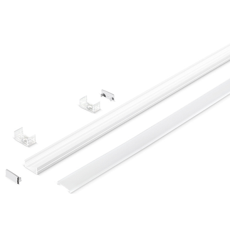 Profilo in alluminio PIX per strisce LED 2mt GEALED bianco