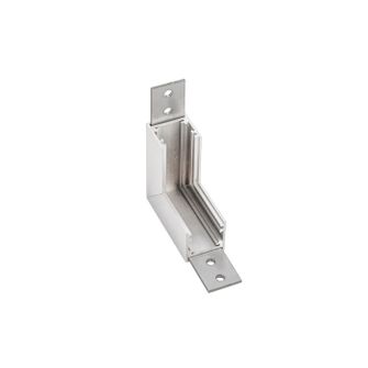 Angolo meccanico 90° per binario 48V bianco parete/soffitto Gealuce 