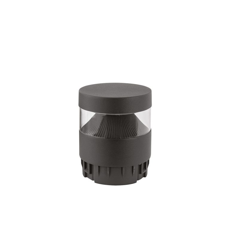 testa per paletto da giardino 12/16/20w cct grigio gealuce ip65