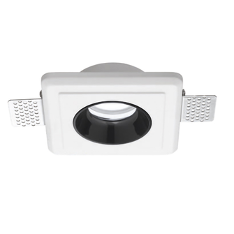 Faretto HEMERA GU10 GEALED tondo nero ad incasso