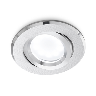 Faretto ORIM GU10 GEALED tondo alluminio ad incasso orientabile