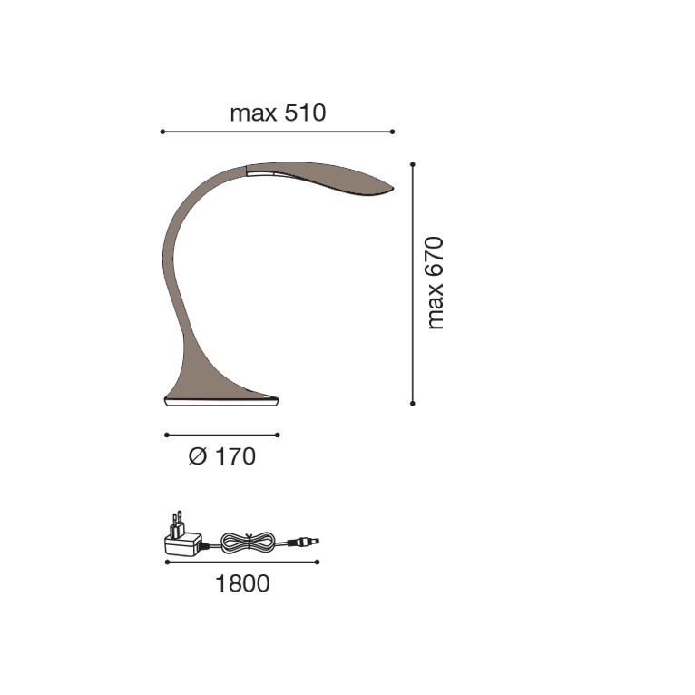 lampada da tavolo gls 5.2w 220/240v 3000k oro ip20 gealuce 