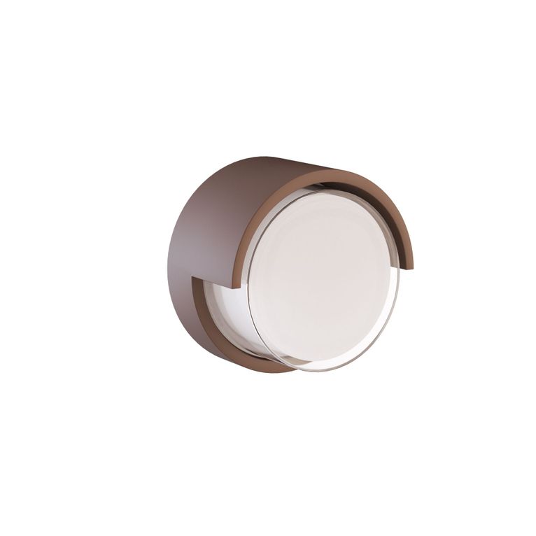 applique led da esterno 15w cct switch beneito faure corten 4959