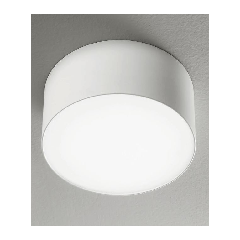 plafoniera cloe65 16w luce calda 3000k gealed grande bianco