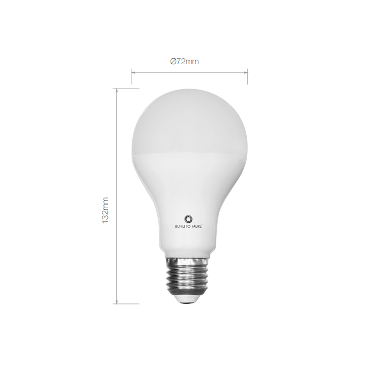 lampadina led e27 15w luce calda 830 beneito faure 3483