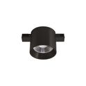 faretto led 8w 48v. 3000k ip20 gealuce cilindro colore nero 