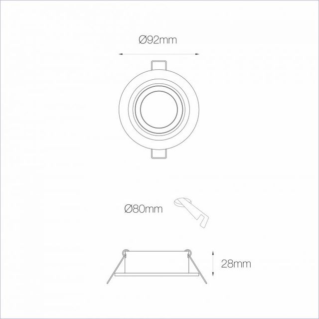 faretto-da-incasso-one-gu10-beneito-faure-bianco