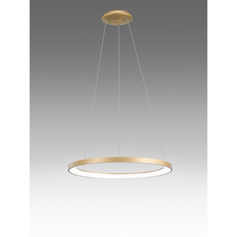 Lampadario KRIZIA 50W luce calda 3000K GEALUCE medio oro