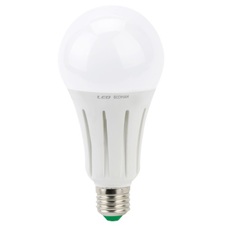 Lampadina LED goccia E27 24W luce fredda 6000K Ecoman per uso professionale
