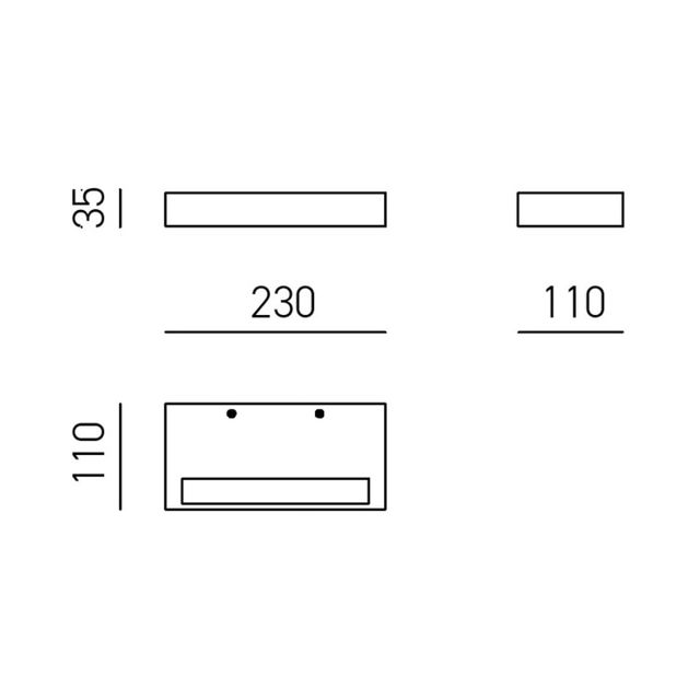 applique-led-20w-3000k-gealuce-ip20-bianco-gap57