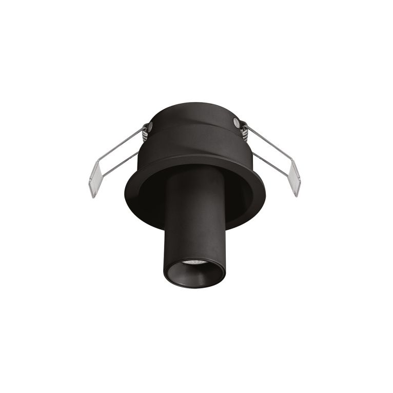 faretto led da incasso 8w 3000k nero ip20 gealuce gfa169