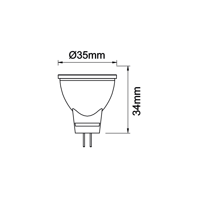 lampadina led tutto gu4 4w luce calda 830 beneito faure