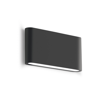 Applique TAARHI 2x6W luce naturale 4000K GEALED antracite IP54 piccolo