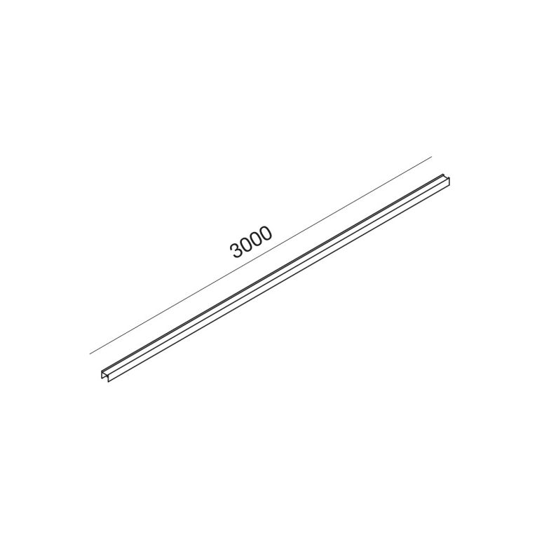 binario 48v gealuce nero ip20 3m