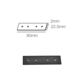 Accessorio giunzione lineare senza spazi per MAGNET TRACK SURFACE BENEITO FAURE nero
