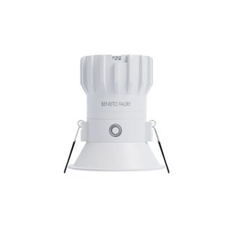 Faretto da incasso PULSAR 8W luce calda 3000K BENEITO FAURE bianco IP65