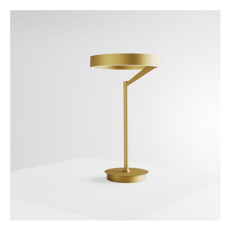 lampada da tavolo led 30w 3000k oro ip20 gealuce criseide l