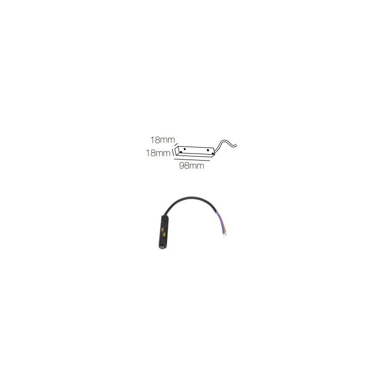 accessorio connettore magnetico per magnet track beneito faure nero