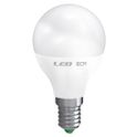 lampadina led sfera e14 6w luce naturale 4000k ecoman vetro ghiaccio