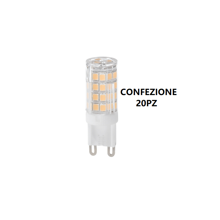 lampadina led gla185c g9 4.5w luce calda 3000k gealed box 20 pezzi