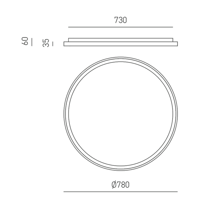 plafoniera krizia 60w luce calda 3000k gealuce xl oro