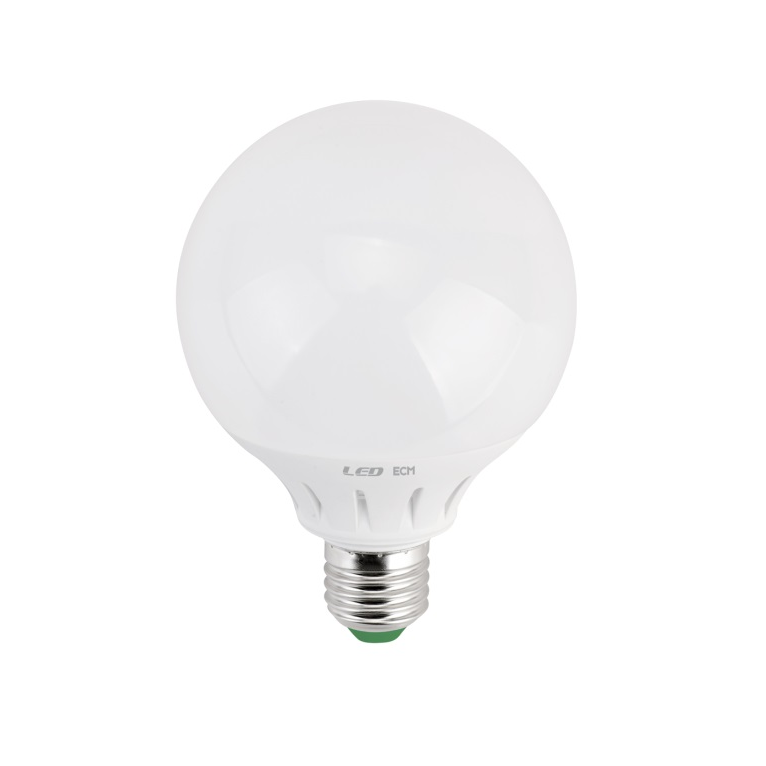 lampadina led globo g95 e27 12w luce fredda 6000k ecoman