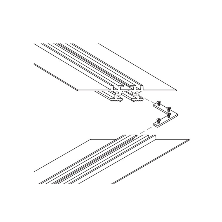 accessorio giunzione grande angolo per profilo led liverpool gealed