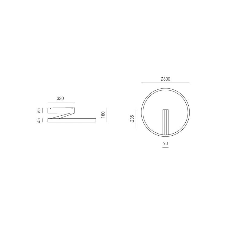 plafoniera led 60w 3000k beige ip20 gealuce criseide p/g
