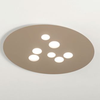 Plafoniera LUNA Gx53 GEALUCE grande tortora