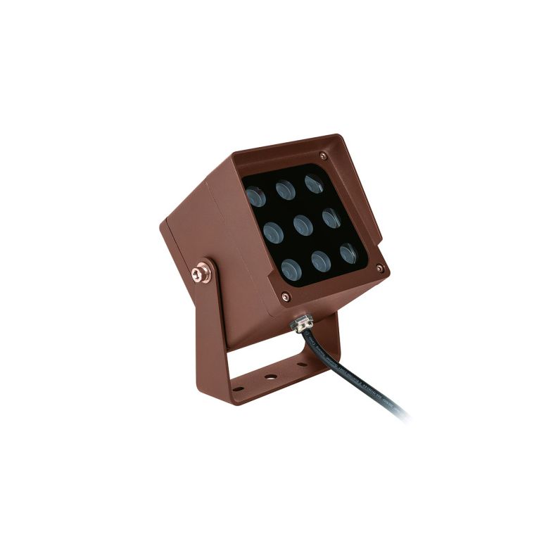 proiettore led 18w cct marrone gealuce ip65