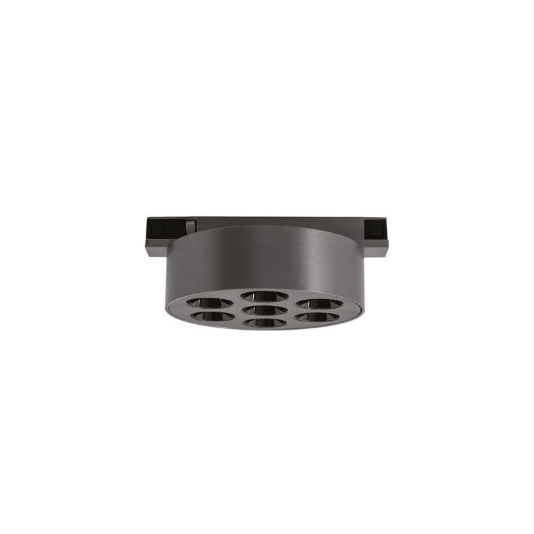 faretto led 8w 48v. 3000k ip20 gealuce colore nickel scuro