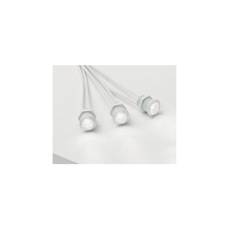 faretto altair 3x1w luce calda 3000k gealed ad incasso bianco