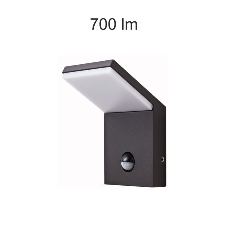 applique led da superficie 9w 220/240v 4000k nero ip54 beneito faure 3582