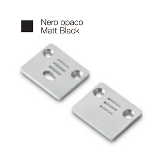 Accessorio tappo RIGA grande per profilo LED GEALED nero 2pz