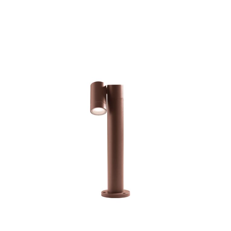 paletto da giardino gu10 basso corten ip65 gealuce 