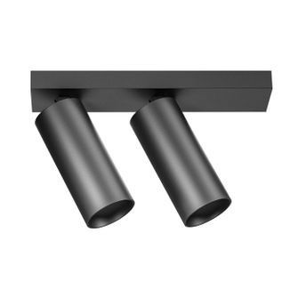 Faretto doppio orientabile LED 2x12W 3000K nero GEALUCE IP20