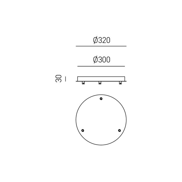 rosone-tondo-alice-3-fori-gealuce-nero