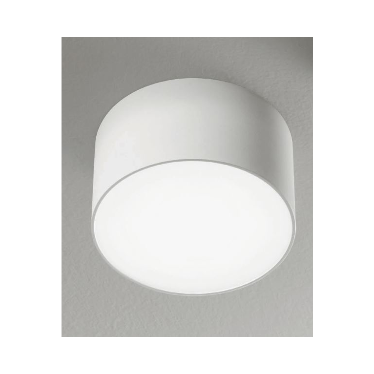 plafoniera cloe65 12w luce naturale 4000k gealed piccolo bianco