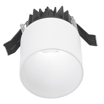 Faretto da incasso FAYE 9W luce calda 3000K GEALED tondo bianco