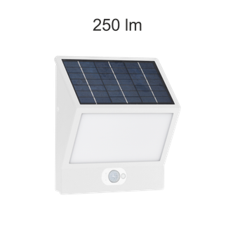 Applique energia solare EGNA 3W luce naturale 840 Beneito Faure bianco IP54 IK08