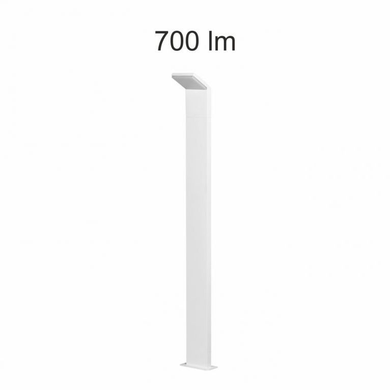 paletto led 9w 220/240v 3000k bianco 110cm ip54 beneito faure 3751