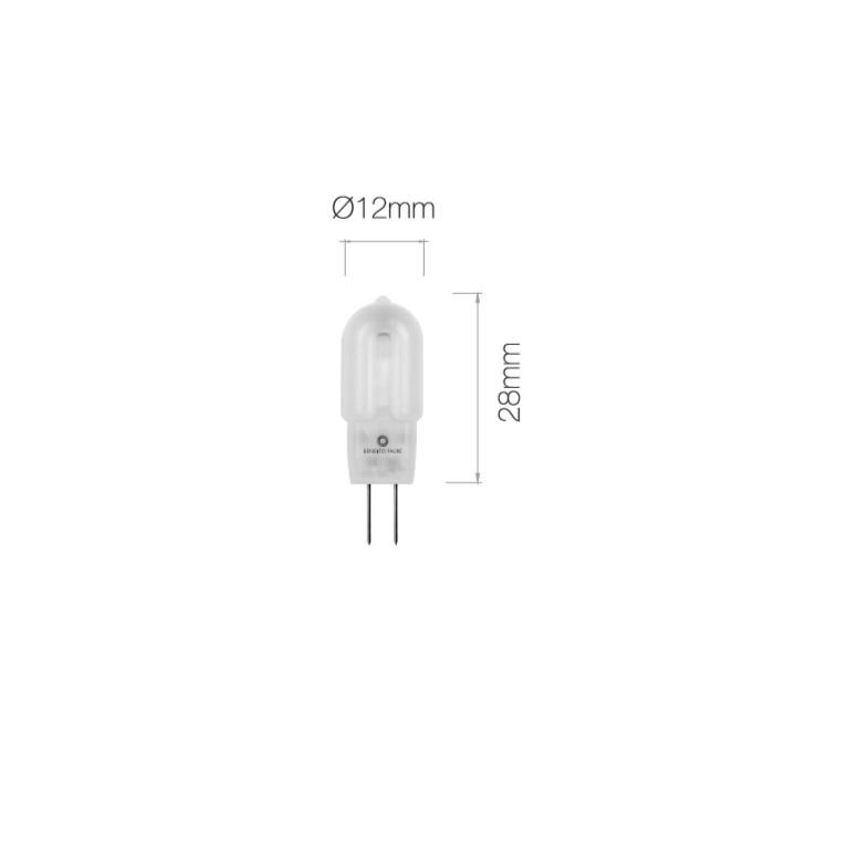 lampadina led uniform-line g4 1.3w luce calda 830 beneito faure