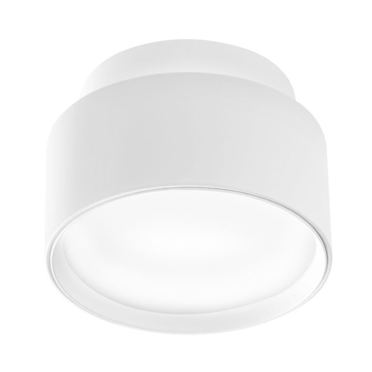 plafoniera con biemissione led 2+10w 3000k modello medio bianco gealuce 