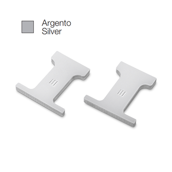 Accessorio tappo RIGA AF per profilo LED GEALED argento 2pz