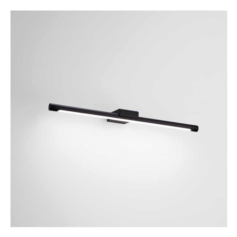 applique led 18w 3000k gealuce ip44 nero gap56