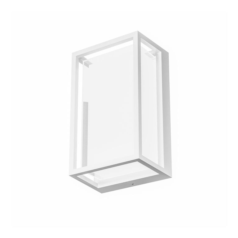 applique led 12w cct gealuce rettangolare bianco ip65